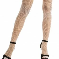 Kinky Cloth Nurse Diamond Net Stockings
