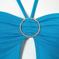 Kinky Cloth O-Ring Hollow Out Halter Top