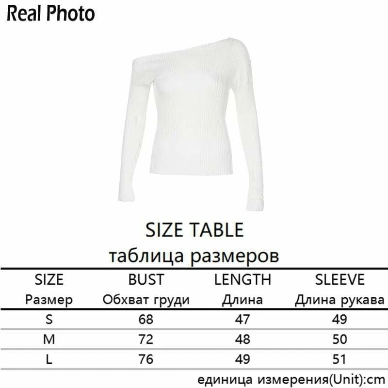 Kinky Cloth Off Shoulder Solid Ribbed Loose Sweater Top & Tees 4 Kinky Cloth Off Shoulder Solid Ribbed Loose Sweater Top & Tees