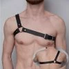Kinky Cloth One Shoulder Chest Harness