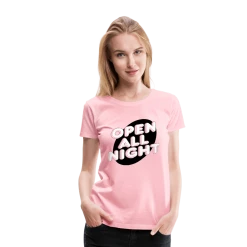 SPOD Top & Tees Open All Night Women’s Premium T-Shirt