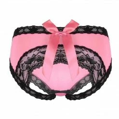 Kinky Cloth ABDL - Adult Baby Open Bottom Bowknot Panties