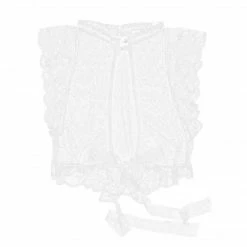 Kinky Cloth Open Front Soft Mesh Bralette ABDL - Adult Baby