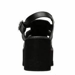 Kinky Cloth Goth Open Toe Platform Punk Sandals