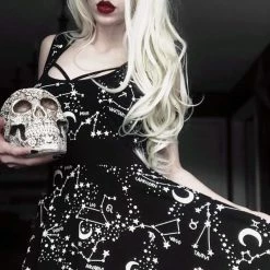 Kinky Cloth Goth Outerspace Dress