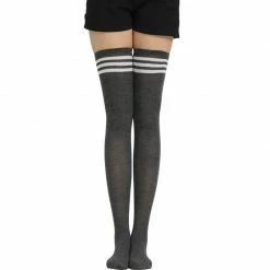 Kinky Cloth Cosplay Over Knee Lolita Striped Socks 35 Kinky Cloth Cosplay Over Knee Lolita Striped Socks