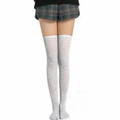 Kinky Cloth Cosplay Over Knee Lolita Striped Socks 30 Kinky Cloth Cosplay Over Knee Lolita Striped Socks