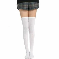Kinky Cloth Cosplay Over Knee Lolita Striped Socks 44 Kinky Cloth Cosplay Over Knee Lolita Striped Socks