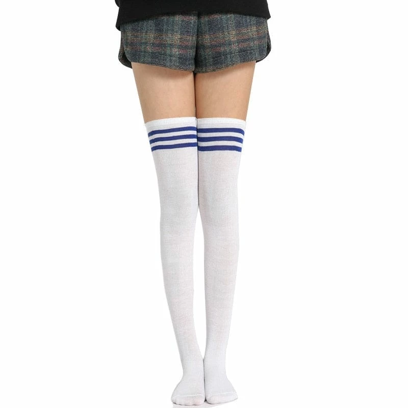 Kinky Cloth Cosplay Over Knee Lolita Striped Socks 16 Kinky Cloth Cosplay Over Knee Lolita Striped Socks