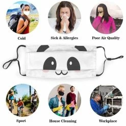 Kinky Cloth Panda Face Mask Under $20