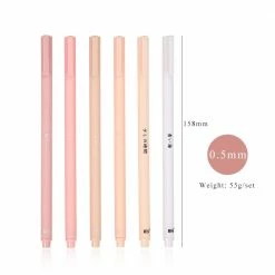 Kinky Cloth Pastel Color Gel Pen 6pcs/set
