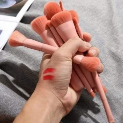 Kinky Cloth Under $20 Pastel Pink Makeup Brush Set (10 Pieces)