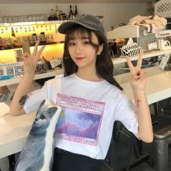 Kinky Cloth Pastel Windows T-shirt Kawaii