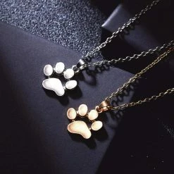 Kinky Cloth Kawaii Paw Print Necklace
