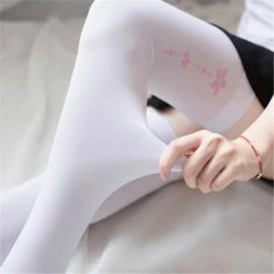 Kinky Cloth Paw Prints Thigh High Stockings