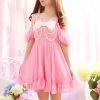 Kinky Cloth Pearl Bowknot Dress