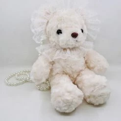 Kinky Cloth Pearl Shoulder Straps Teddy Bear Pet Play