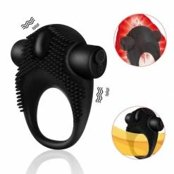 Kinky Cloth Penis Ring Adjustable Frequency Vibrator