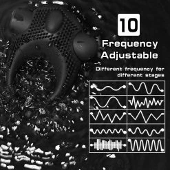 Kinky Cloth Penis Ring Adjustable Frequency Vibrator