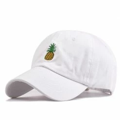 Kinky Cloth Pineapple Embroidered Hat Kawaii