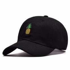Kinky Cloth Pineapple Embroidered Hat Kawaii