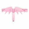 Kinky Cloth Pink Bat Wings Single Clip Leg Garter Belt