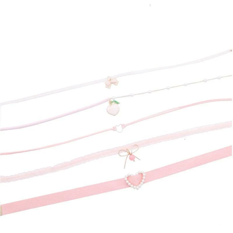 Kinky Cloth ABDL - Adult Baby Pink Pastel Chokers 1 Kinky Cloth ABDL - Adult Baby Pink Pastel Chokers