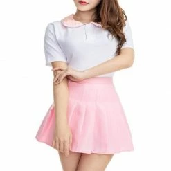 Kinky Cloth ABDL - Adult Baby Pink Skirt Classic Onesie Romper 17 Kinky Cloth ABDL - Adult Baby Pink Skirt Classic Onesie Romper