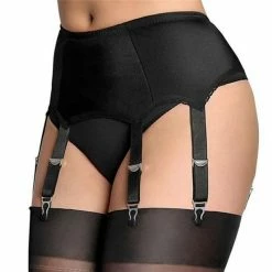 Kinky Cloth Pinup Suspender Garter Belt Mommy Dom