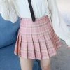 Kinky Cloth Skirts Plaid Pleated Skirt