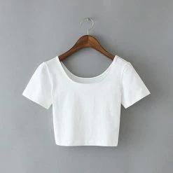 Kinky Cloth Plain Crop Top 6 Kinky Cloth Plain Crop Top