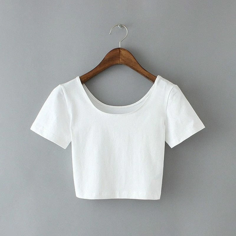 Kinky Cloth Plain Crop Top 3 Kinky Cloth Plain Crop Top