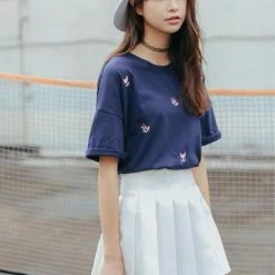 Kinky Cloth Pleated Skirt Kawaii