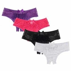 Kinky Cloth Plus Size Crotchless Lace Underwear