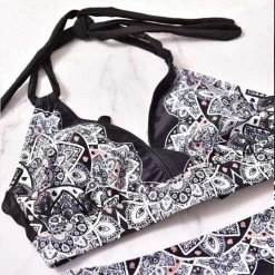 Kinky Cloth Plus Size Lace Flower Print Bikini Set 10 Kinky Cloth Plus Size Lace Flower Print Bikini Set