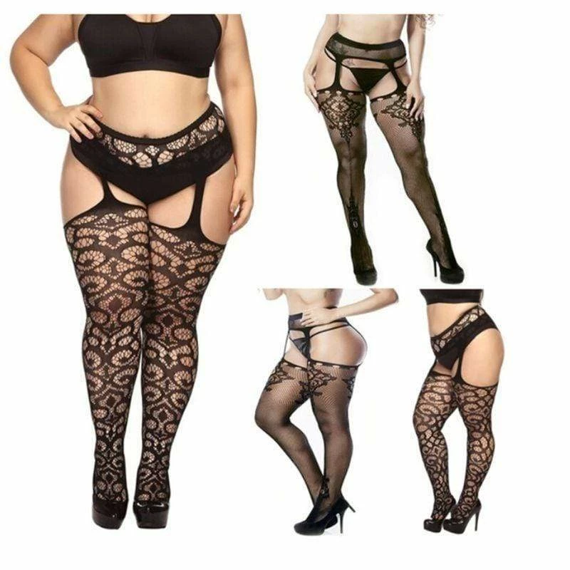 Kinky Cloth Plus Size Lace Stockings Dominant 7 Kinky Cloth Plus Size Lace Stockings Dominant