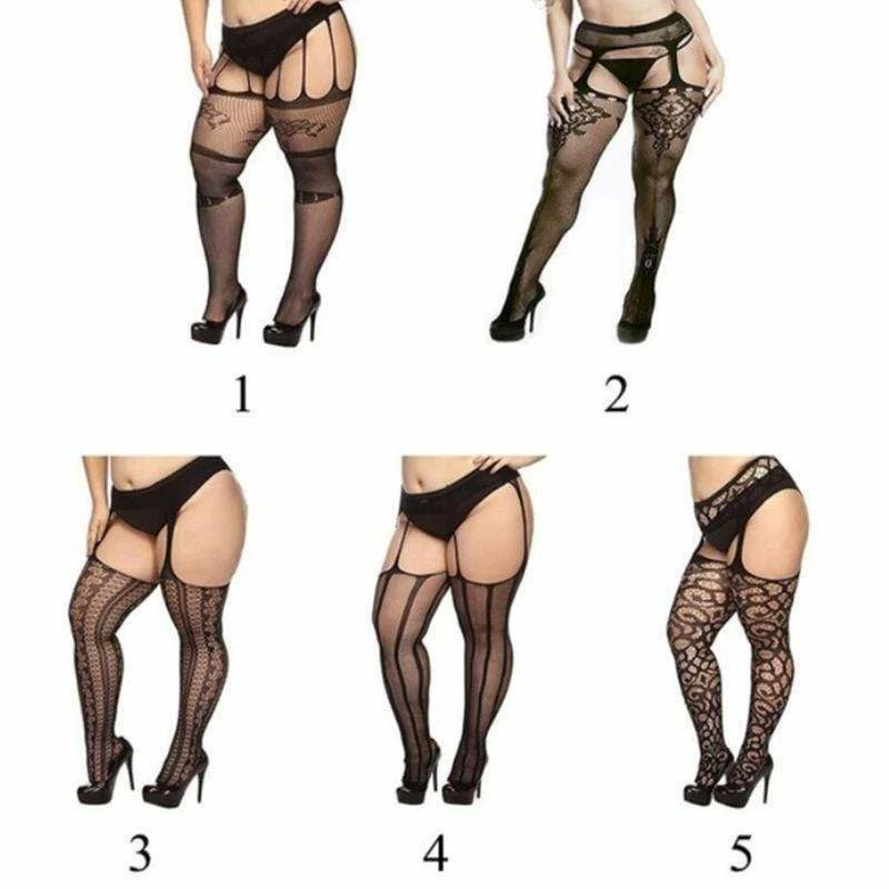 Kinky Cloth Plus Size Lace Stockings Dominant 6 Kinky Cloth Plus Size Lace Stockings Dominant