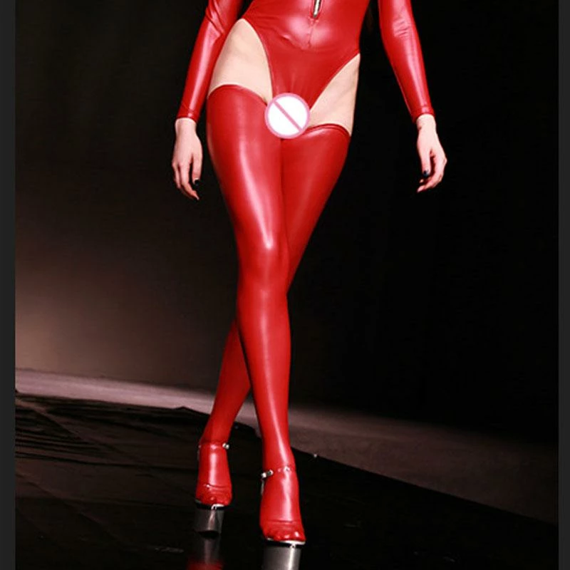 Kinky Cloth Plus Size Latex Shiny High Stockings Raves & Festivals 3 Kinky Cloth Plus Size Latex Shiny High Stockings Raves & Festivals