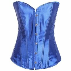 Kinky Cloth Plus Size Satin Overbust Corset 13 Kinky Cloth Plus Size Satin Overbust Corset