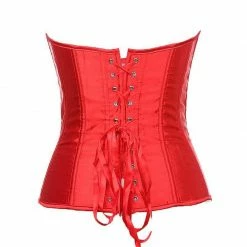 Kinky Cloth Plus Size Satin Overbust Corset 12 Kinky Cloth Plus Size Satin Overbust Corset