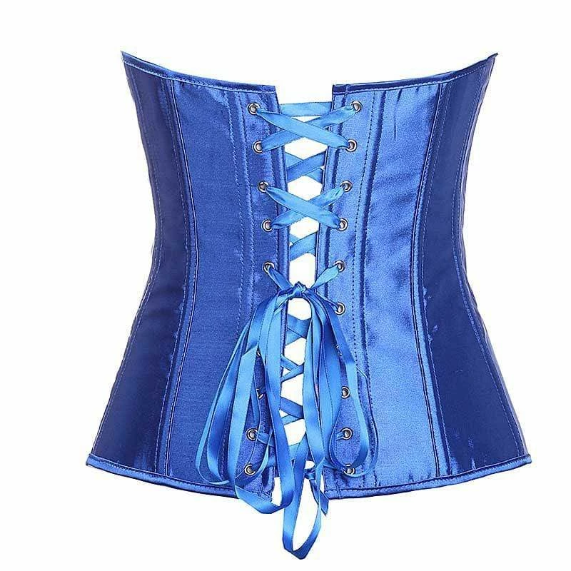 Kinky Cloth Plus Size Satin Overbust Corset 6 Kinky Cloth Plus Size Satin Overbust Corset