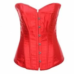 Kinky Cloth Plus Size Satin Overbust Corset 11 Kinky Cloth Plus Size Satin Overbust Corset