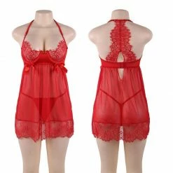 Kinky Cloth Plus Size Sexy Lingerie Lace Mesh Lingerie & Panties