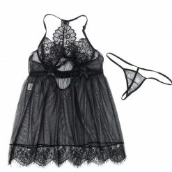 Kinky Cloth Plus Size Sexy Lingerie Lace Mesh Lingerie & Panties