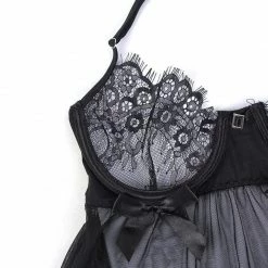 Kinky Cloth Plus Size Sexy Lingerie Lace Mesh Lingerie & Panties