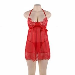 Kinky Cloth Plus Size Sexy Lingerie Lace Mesh Lingerie & Panties