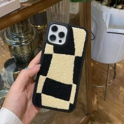Kinky Cloth Plush Checkerboard Case For IPhone Plushies & Stuffies 10 Kinky Cloth Plush Checkerboard Case For IPhone Plushies & Stuffies