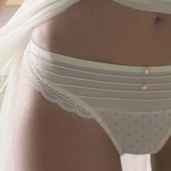 Spocket Lingerie & Panties Polka Dot Lace Low Rise Panties