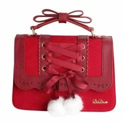 Kinky Cloth Cosplay Pom Pom Lolita Purse