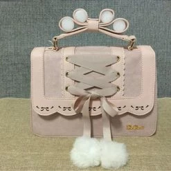 Kinky Cloth Cosplay Pom Pom Lolita Purse